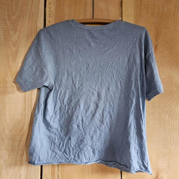 Conserve Earth Colonize Space Tshirt Mighty Fine Cropped Cotton Women's Small - Picture 4 of 4